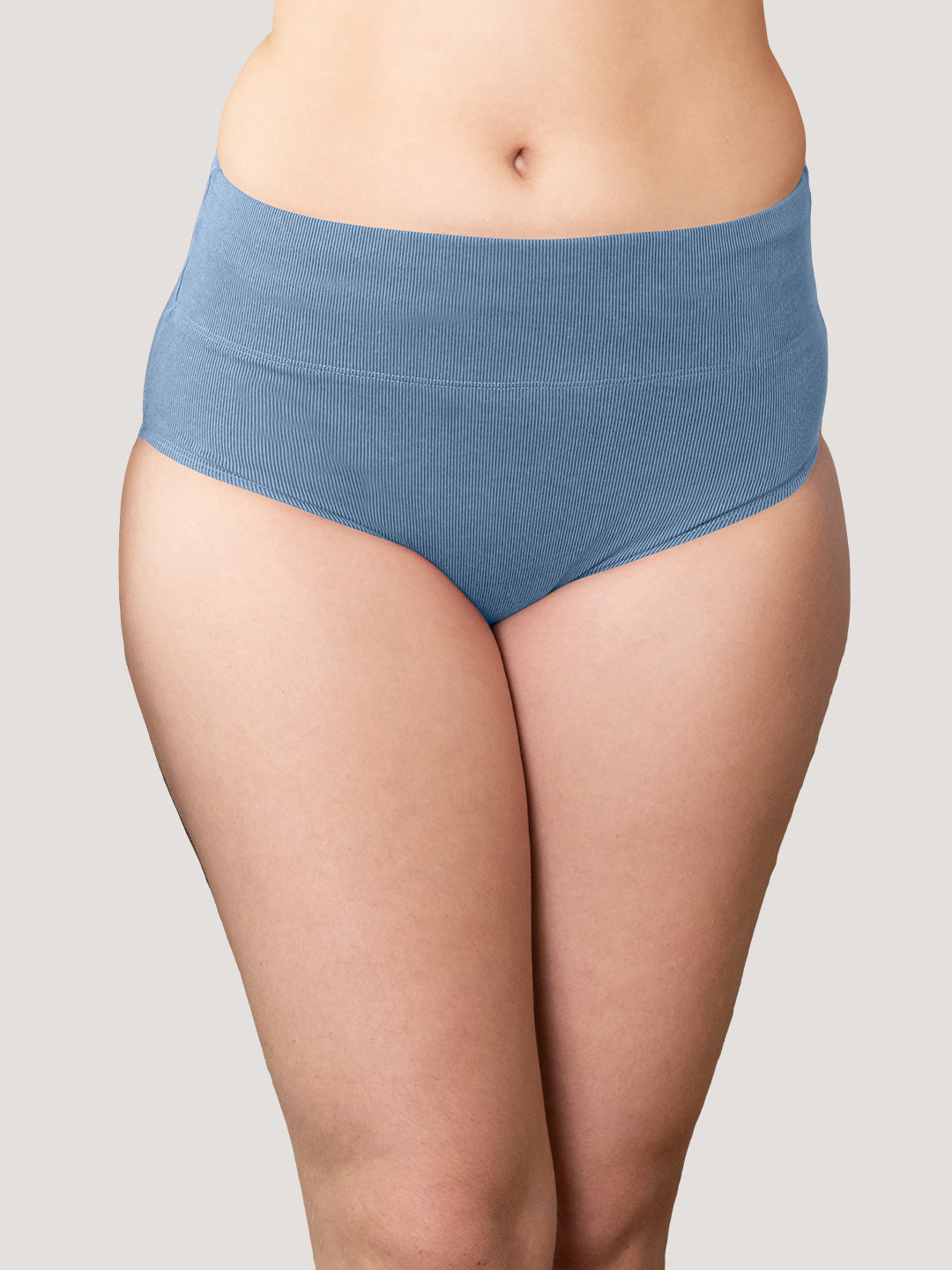 Isac High Waist Panties for Woman | Pack of 2-S.BLUE S.BLUE