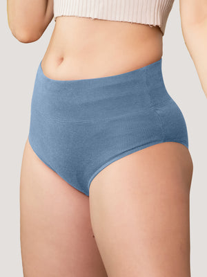 Isac High Waist Panties for Woman | Pack of 2-MOUVE S.BLUE