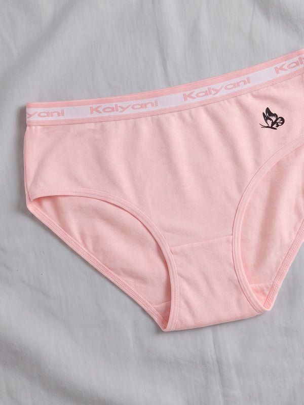 Jazzie Women Hipster Panties | Mid-Rise | 100% Cotton | Pack of 3-OCEAN GREEN L.PEACH GREY