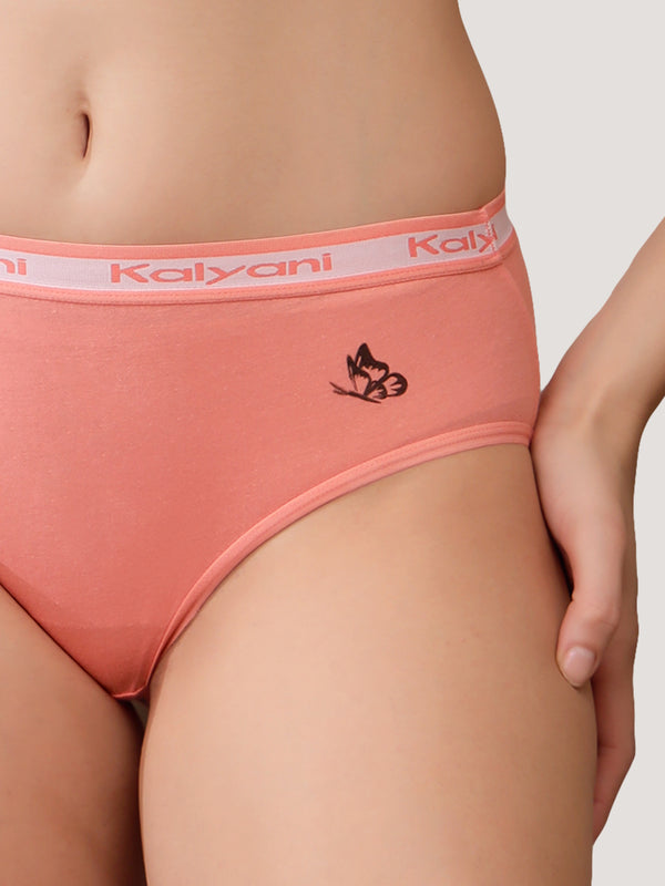 Jazzie Women Hipster Panties | Mid-Rise | 100% Cotton | Pack of 3-P.ROSE P.ROSE P.ROSE