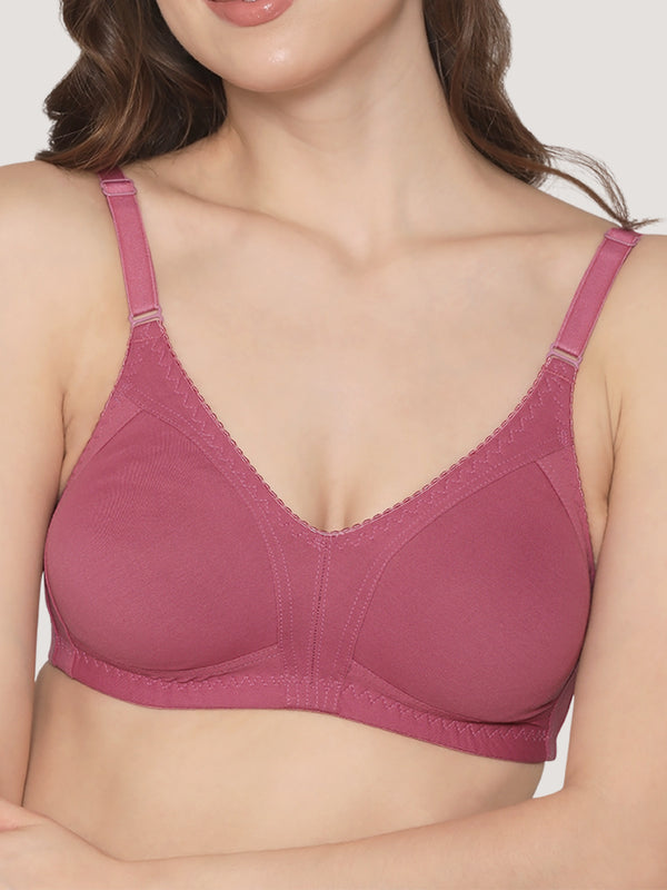 Kwid Full Coverage Plus Size T-Shirt Bra-D.BLUSH