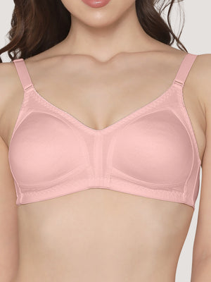 Kwid Full Coverage Plus Size T-Shirt Bra-PEACH