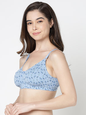 Kalyani LM99002 Seamless Non Padded Cups Everyday Printed Bras | Pack of 2 | Colors & Prints May Vary