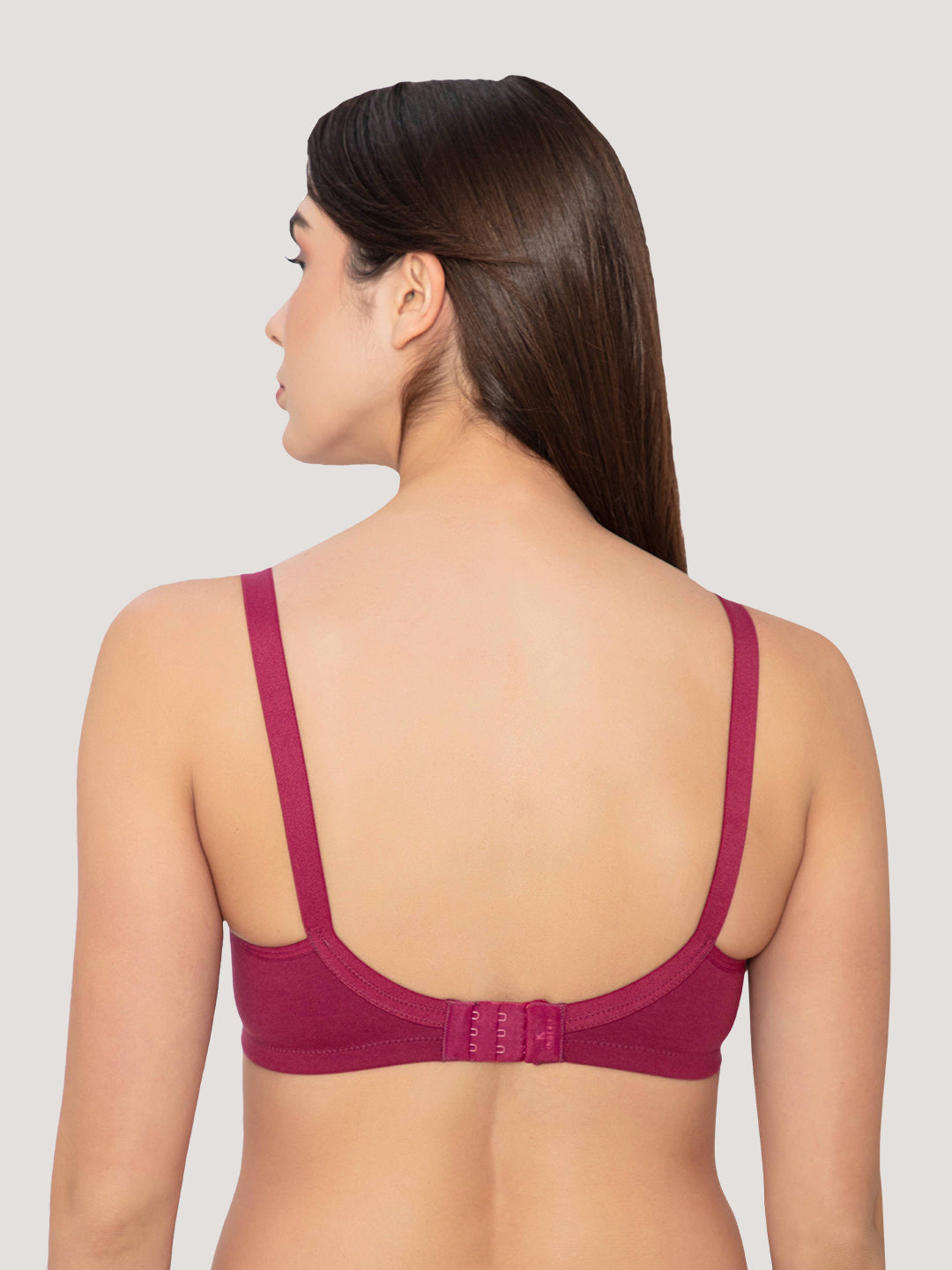 Leona Everyday Full Coverage Lace Bra-ROSE BUD