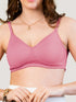 K LINGERIE Lexi Women's Non Padded Seamless Cups Fully Adjustable & Transparent Back T-Shirt Bra