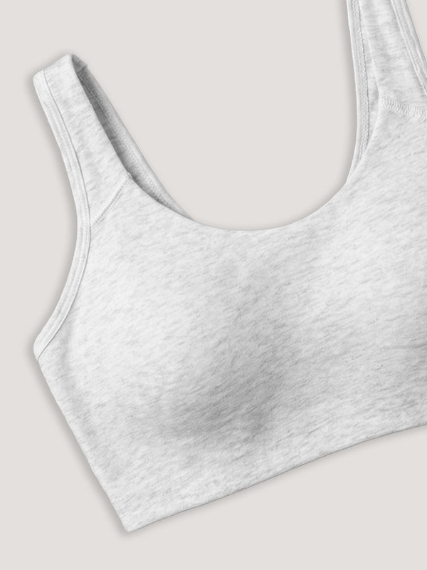 K LINGERIE Daisey Women's Flexible Fit Medium Impact Sports Bra for Light Workouts-M.BURGUNDY M.WHITE