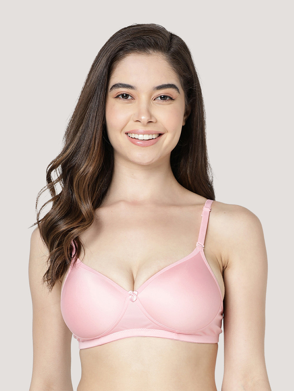 Maria Light Padded Fuller Cups Everyday Bra | Pack of 3-D.PINK BLACK FAWN