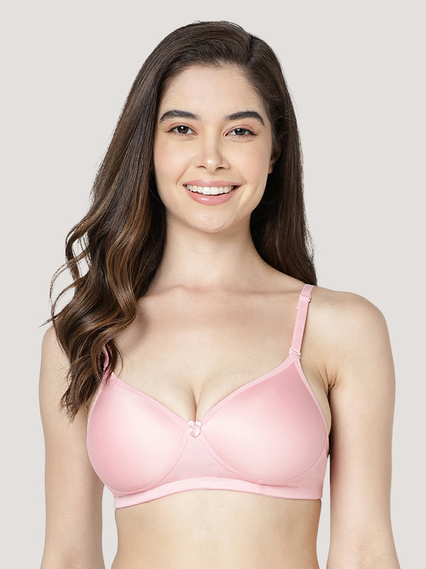 Maria Light Padded Fuller Cups Everyday Bra | Pack of 3 | D.PINK SKIN ORRS