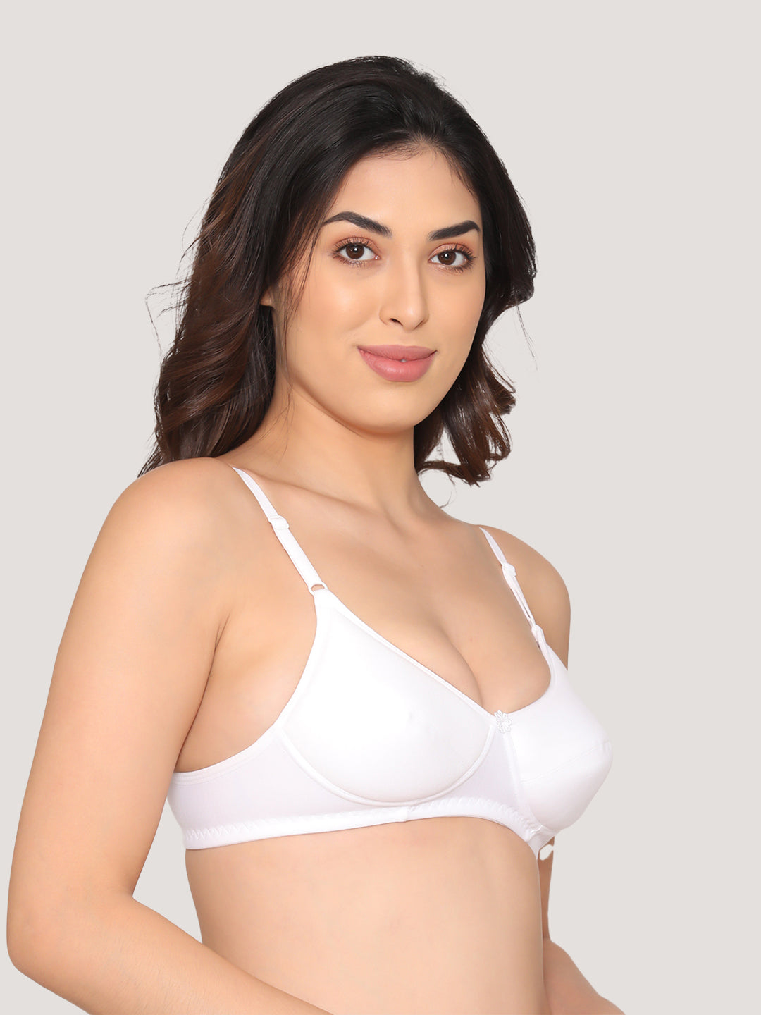 Manjari Heavy Foam Full Coverage Everyday Bra | Pack of 3-WHITE CAMEL BLACK