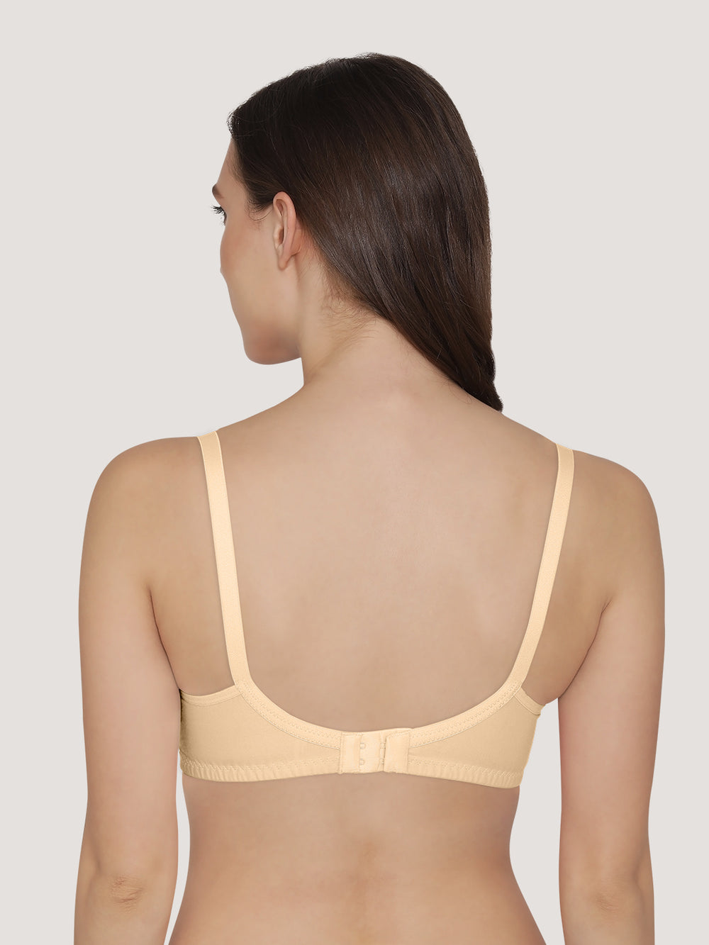 Manvi Non Padded Cotton Everyday Bra-SKIN