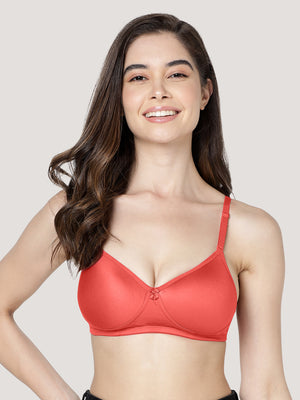 Maria Light Padded Fuller Cups Everyday Bra | Pack of 3-ORRS PEACH FAWN