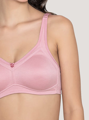 Martin Non-Padded Seamless Cups Moulded Bras with Cushioned Straps | Pack of 3 | ONION ONION ONION