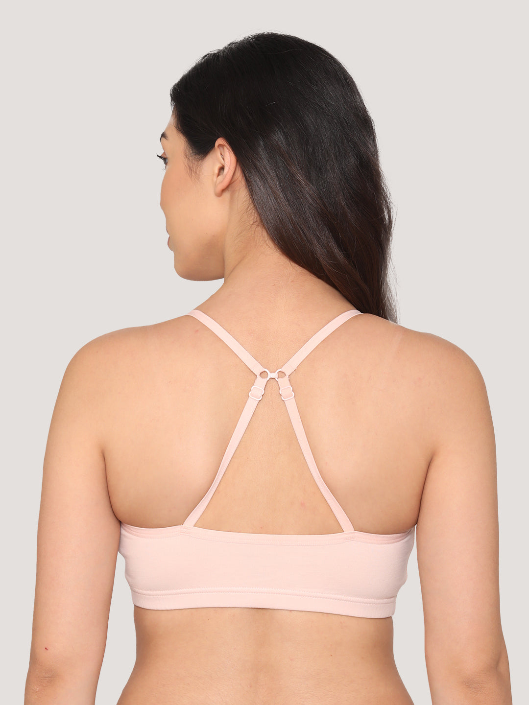 Mia Full Coverage Cotton Beginners Bra | Pack of 3-P.PEACH P.PEACH P.PEACH