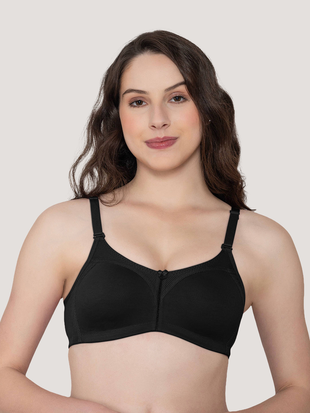 Moody Non Padded Everyday Bra-BLACK