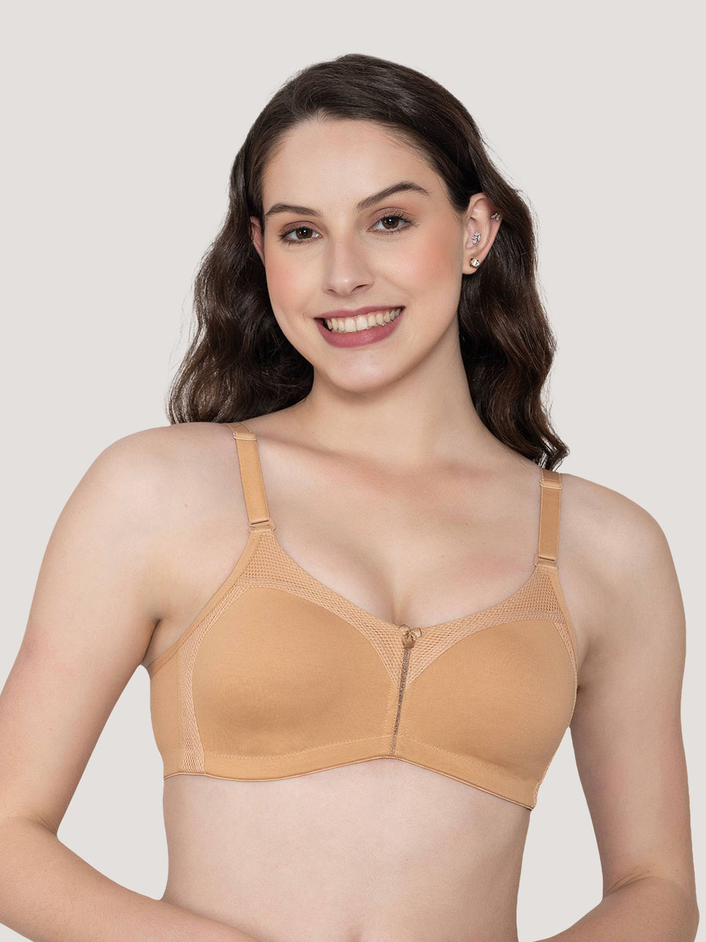 Moody Non Padded Everyday Bra-NUDE