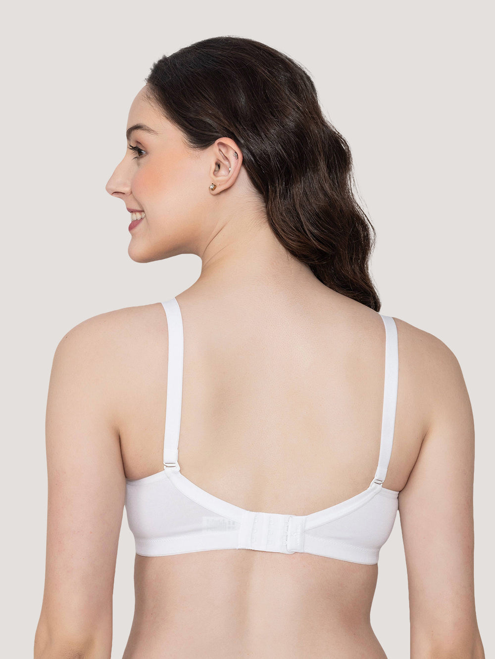 Moody Non Padded Everyday Bra-WHITE