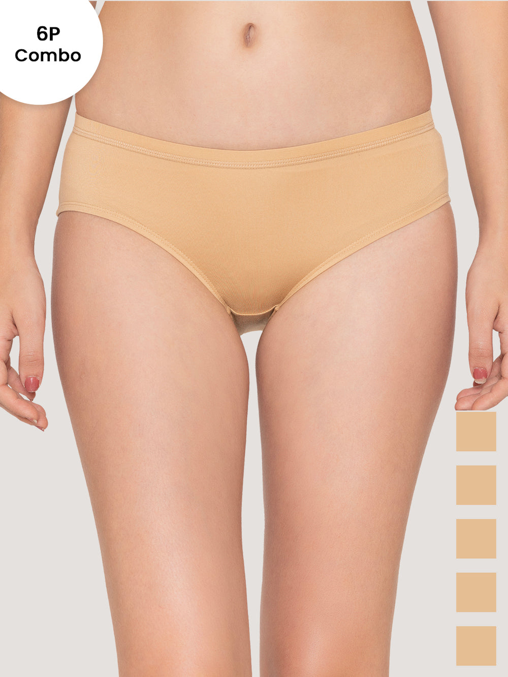 Oliver-mid-waist-hipster-style-panties-for-girls-pack-of-6-ND ND ND ND ND ND