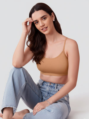 Mia Full Coverage Cotton Beginners Bra | Pack of 3-NUDE NUDE NUDE