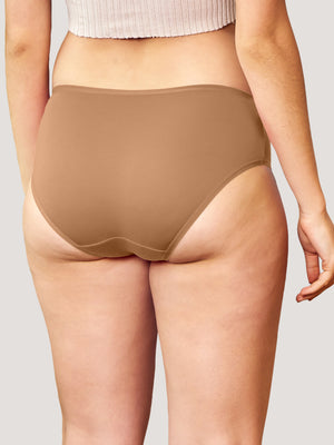 Vami Medium Coverage Panties for Girls | Pack of 3-NUDE NUDE NUDE