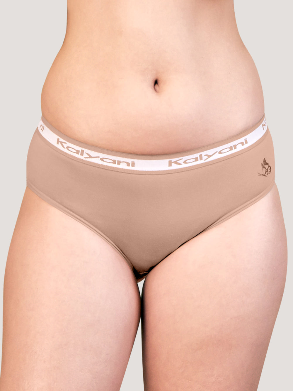 Jazzie Mid Waist Hipster Underwear | Pack of 3-NUDE NUDE NUDE