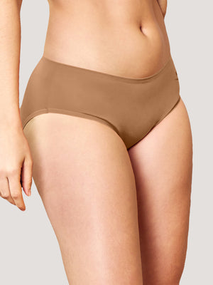 Vami Medium Coverage Panties for Girls | Pack of 3-MAROON NUDE OLIVE