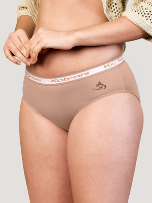 Jazzie Mid Waist Hipster Underwear | Pack of 3-NUDE NUDE NUDE