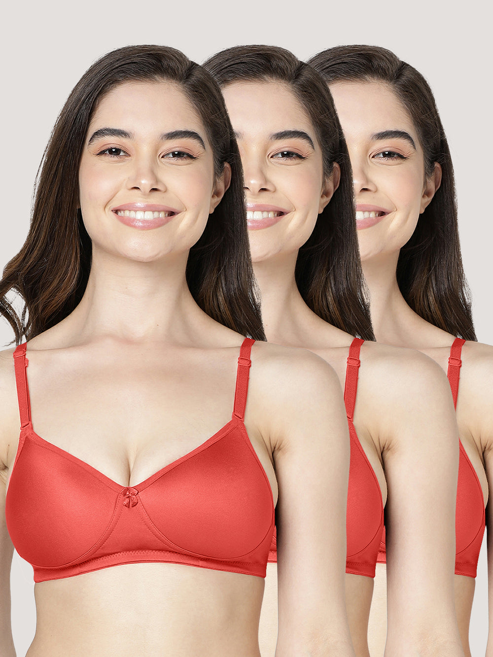 Maria Light Padded Fuller Cups Everyday Bra | Pack of 3-ORRS ORRS ORRS
