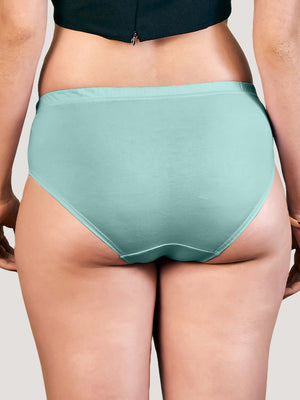 Eve Mid Waist Multicolor Hipster Panties | Pack of 3-OCEAN GREEN OCEAN GREEN OCEAN GREEN