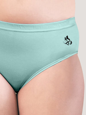 Eve Mid Waist Multicolor Hipster Panties | Pack of 3-OCEAN GREEN OCEAN GREEN OCEAN GREEN