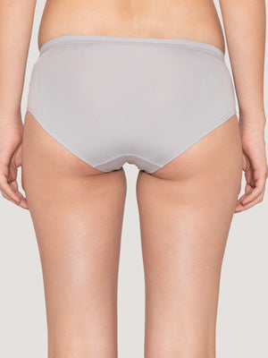 Oliver Mid Waist Hipster Panties | Pack of 3-CREPE L.GREY DARK VOILET