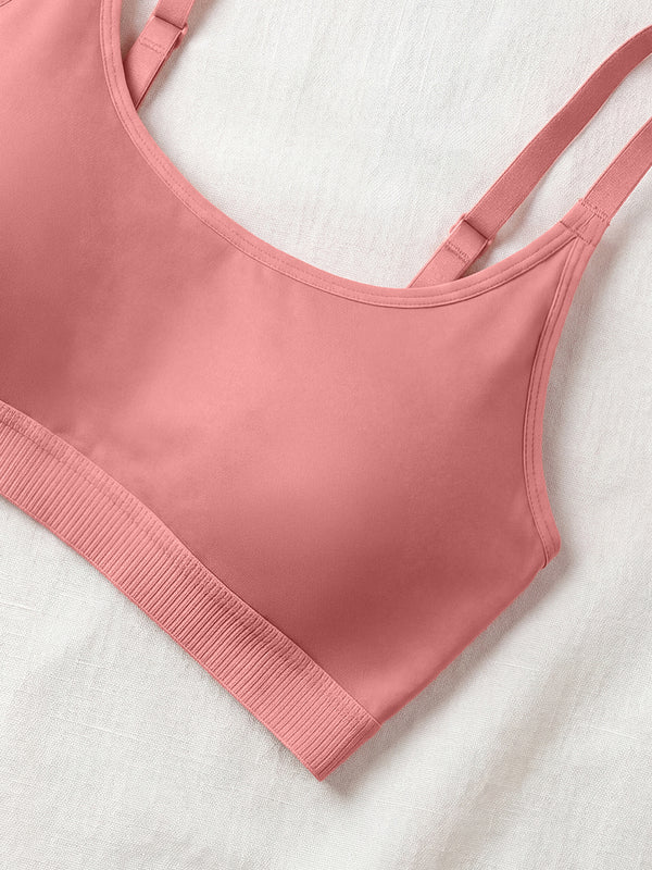 Cathy Double-Layered Slip-On Beginner Bra | Pack of 3-BLACK WHITE ONION