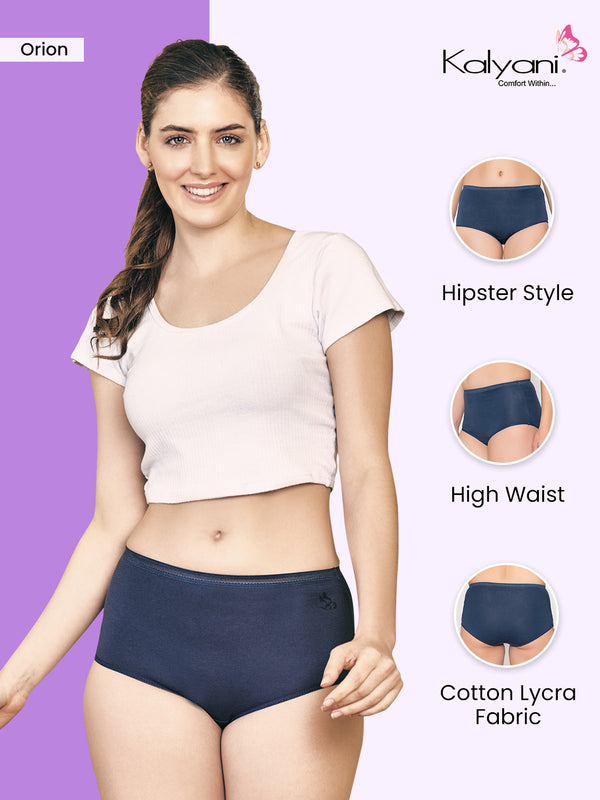 Orion High Coverage Hipster Panties | Pack of 3-DARK VIOLET DARK VIOLET DARK VIOLET