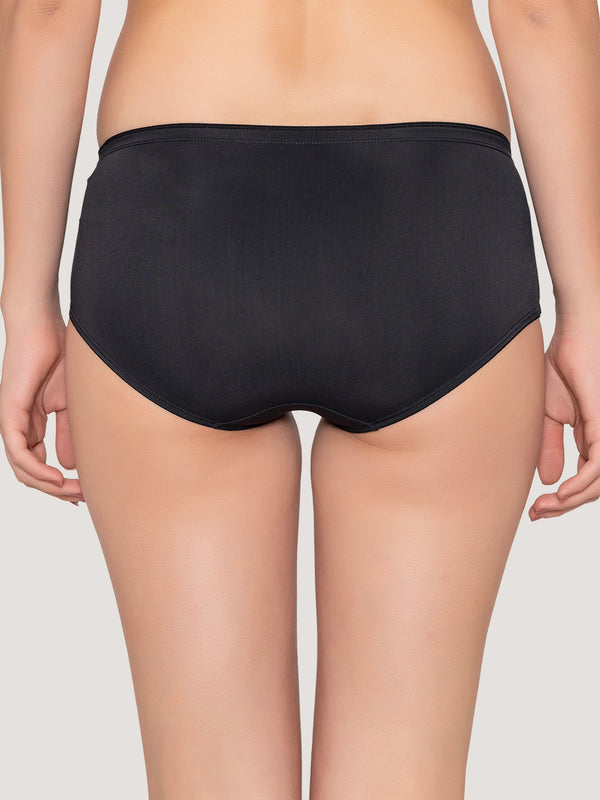 Cooper Medium Coverage Hipster Panties | Pack of 3-BLACK BLACK BLACK