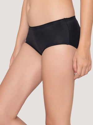 Cooper Medium Coverage Hipster Panties | Pack of 3-BLACK BLACK BLACK