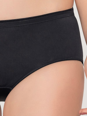 Cooper Medium Coverage Hipster Panties | Pack of 3-BLACK BLACK BLACK