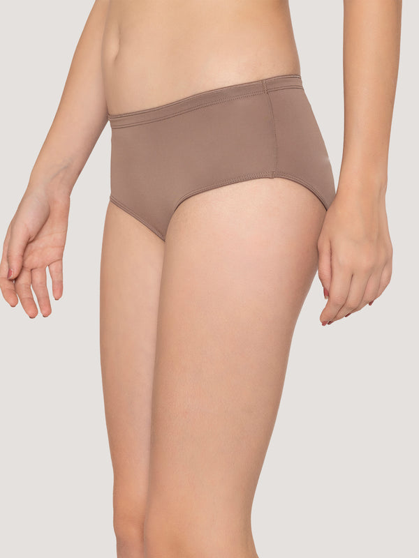 Cooper Medium Coverage Hipster Panties | Pack of 3-BROWN L.GREEN L.NUDE