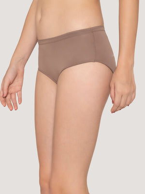 Cooper Medium Coverage Hipster Panties | Pack of 3-BROWN BROWN BROWN