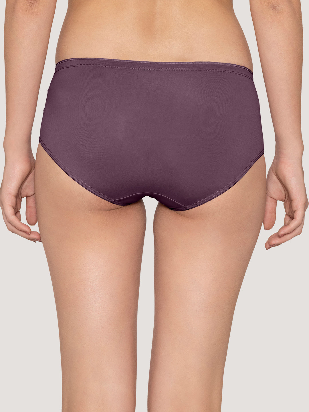 Cooper Medium Coverage Hipster Panties | Pack of 3-BROWN BLACK DARK VOILET