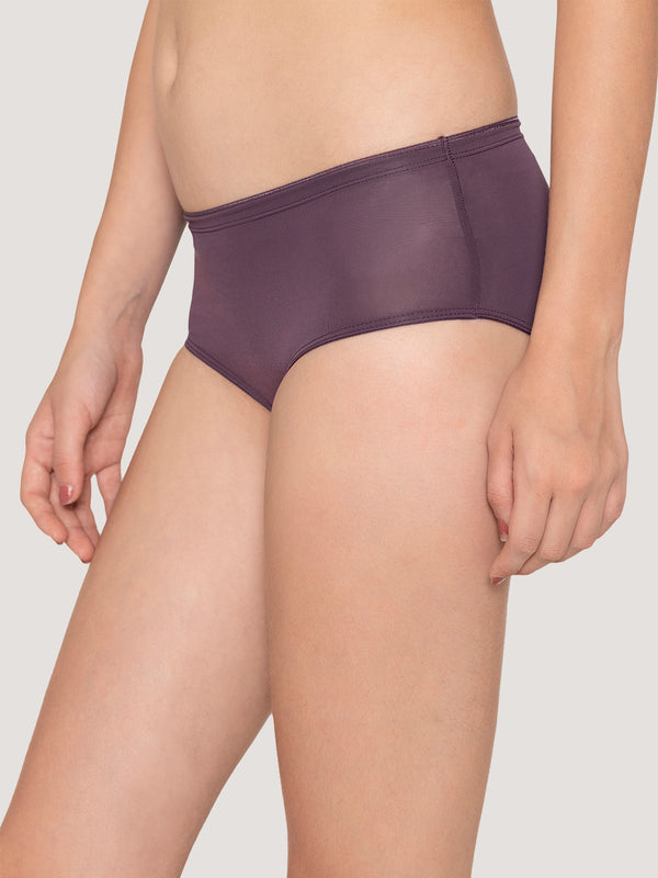 Cooper Medium Coverage Hipster Panties | Pack of 3-DARK VOILET L.NUDE L.GREEN