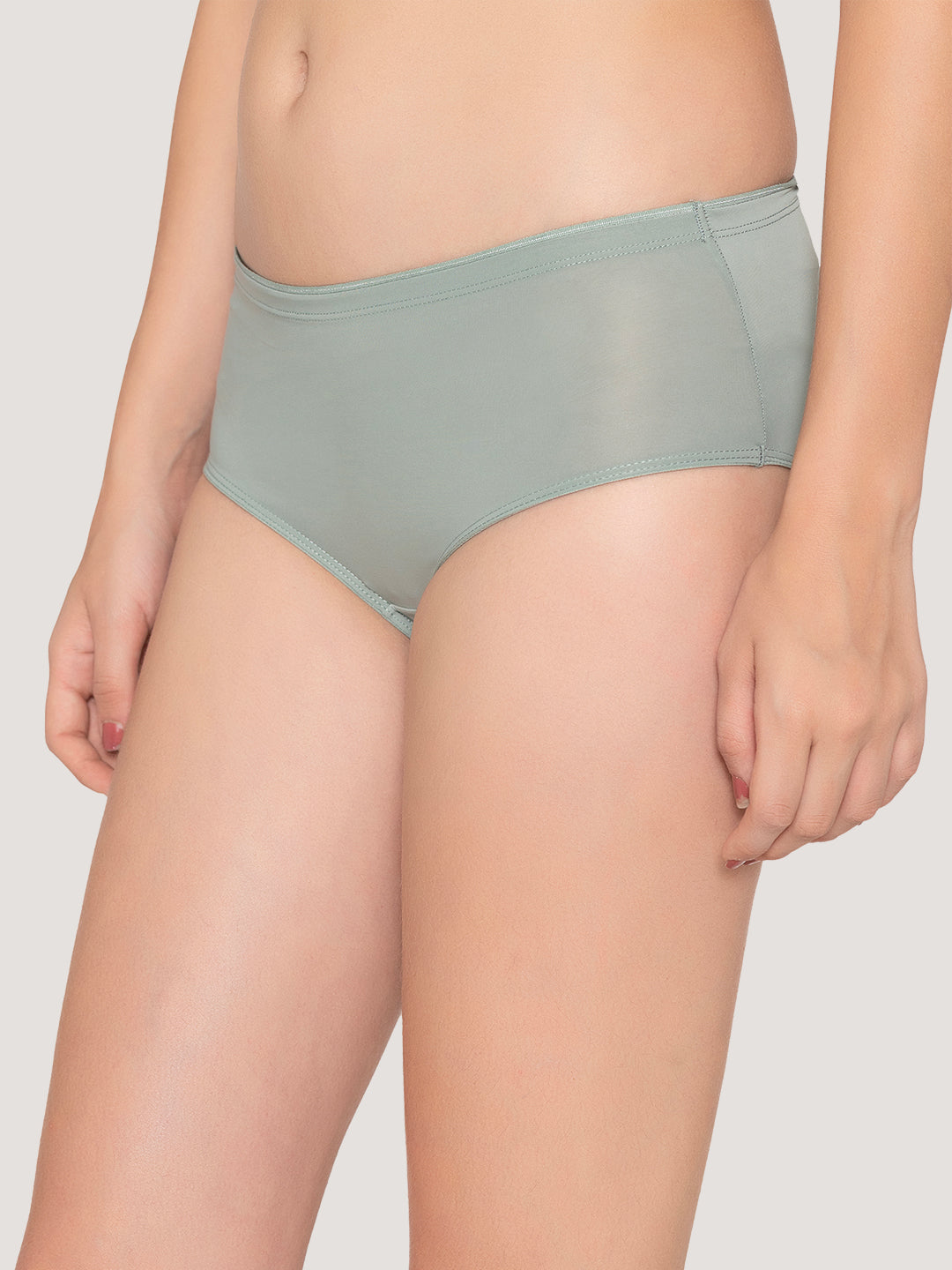 Cooper Medium Coverage Hipster Panties | Pack of 3-L.GREEN CREPE L.NUDE