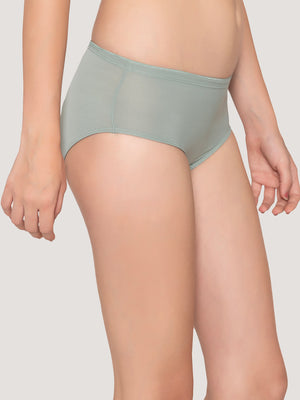 Cooper Medium Coverage Hipster Panties | Pack of 3-L.GREEN CREPE L.NUDE