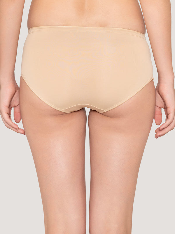 Cooper Medium Coverage Hipster Panties | Pack of 3-L.GREEN CREPE L.NUDE