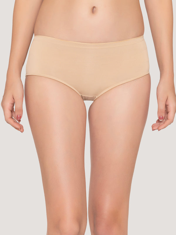 Cooper Medium Coverage Hipster Panties | Pack of 3-BROWN L.GREEN L.NUDE