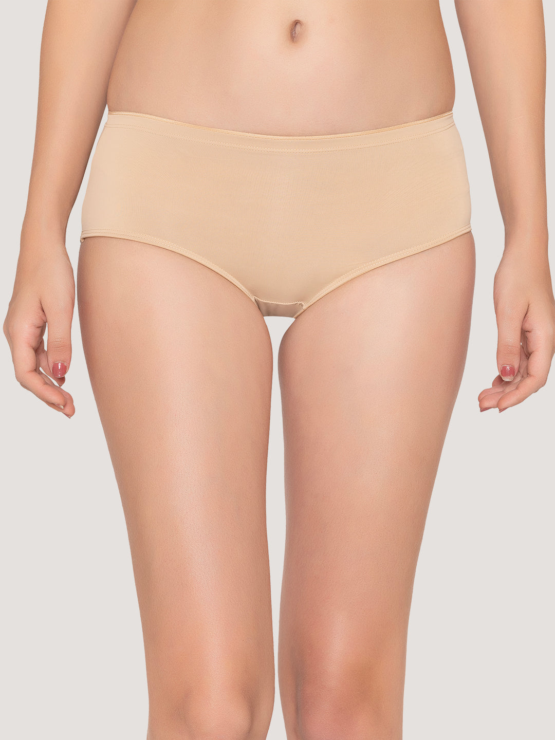 Cooper Medium Coverage Hipster Panties | Pack of 3-L.GREEN CREPE L.NUDE