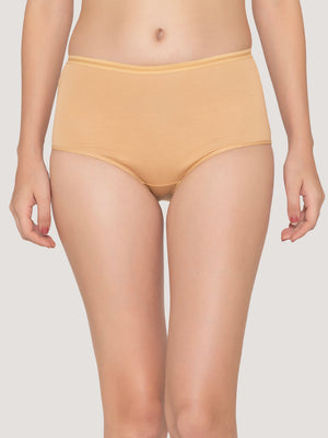 Orion High Coverage Hipster Panties | Pack of 3-NUDE NUDE NUDE