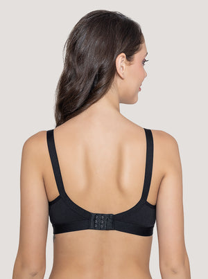 Kalyani Paloma Seamless Support Full Coverage Double Layered Bras | Pack of 2 | SKIN WHITE BLACK