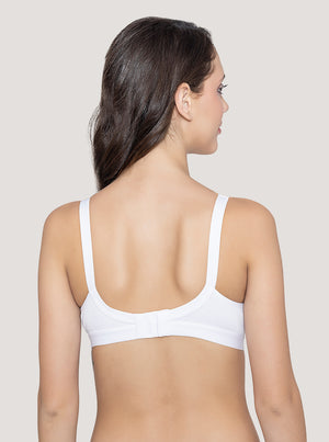 Kalyani Paloma Seamless Support Full Coverage Double Layered Bras | Pack of 2 | D.PEACH WHITE SKIN