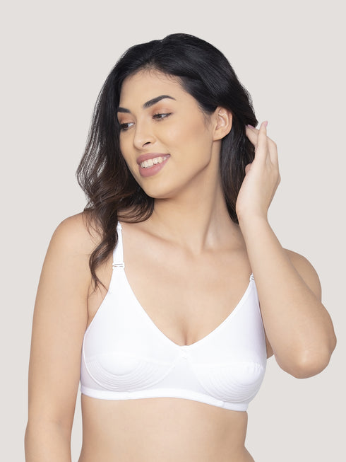 Kalyani Pranika Non Padded Cut & Sew Cups Everyday Bra | Pack of 3