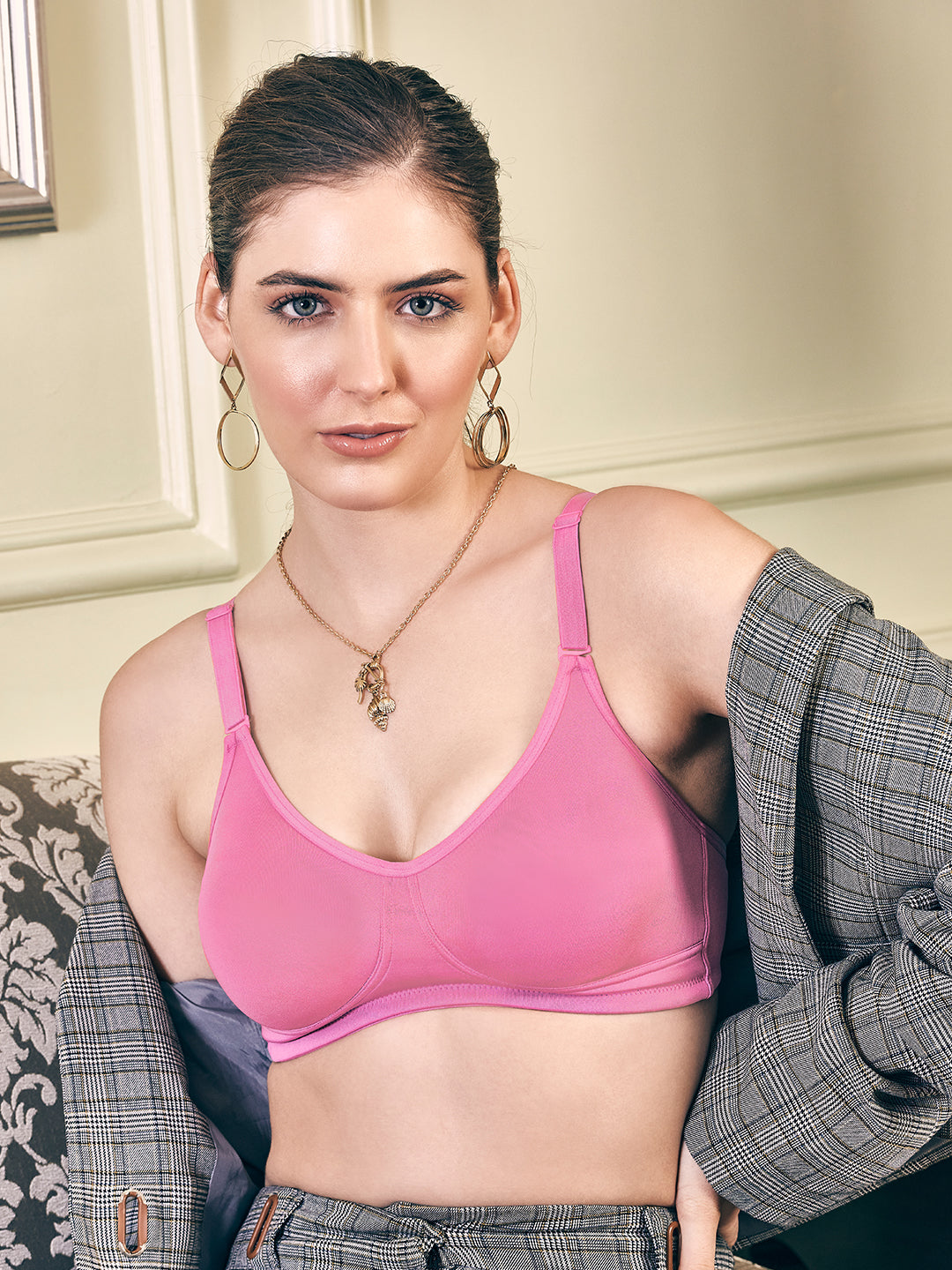 Kalyani Innerwear on Instagram: Nobody is perfect, but clothes can be.A  non padded sports bra for low impact workout. COMFORT WITHIN To Shop:Link  in Bio #klingerieindia #lingerie #sportsbra #sportsfitness #fitbody  #fitnessjourney #blackbra #