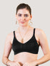 K LINGERIE Rachel Women's Seamless Finish Broad Side Wings Non Padded T-Shirt Bra